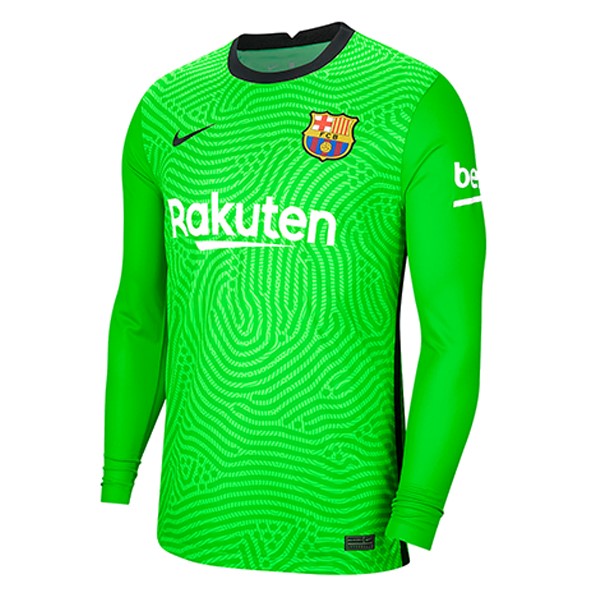 Camiseta Barcelona Portero ML 2020/21 Verde